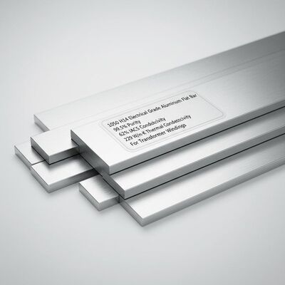 1050 H14 電機用アルミ合金99.5%純度と62%IACS伝導性を持つフラットバー