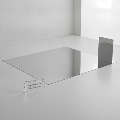 430 BA ステンレス・スティール・シート BA 仕上げ 0.3-1.0mm 厚さ 1000x2000mm サイズ 家電パネル用