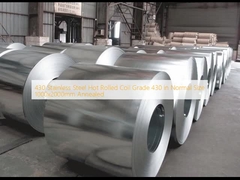 430 ステンレス鋼 ホットロールコイル グレード 430 正常サイズ 1000x2000mm 焼却